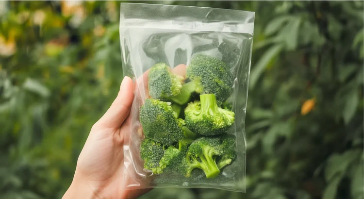 dryferm bag gefüllt mit brokkoli