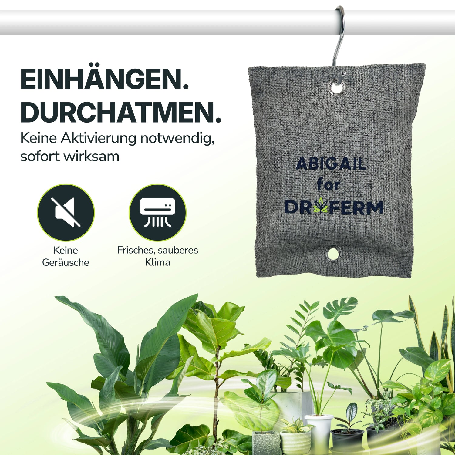 Abigail for DRYFERM – Luftreinigung fürs Growzelt