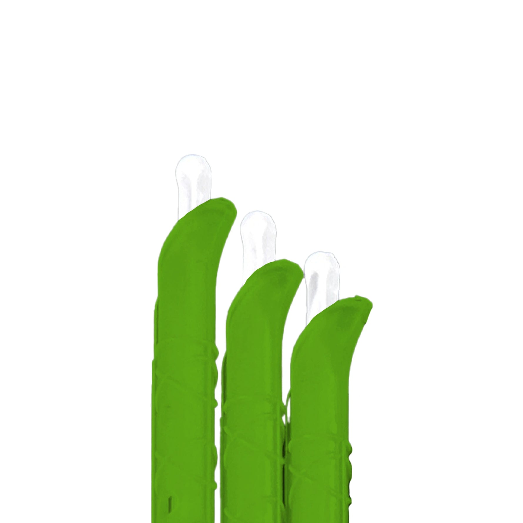 drei bag clips grün