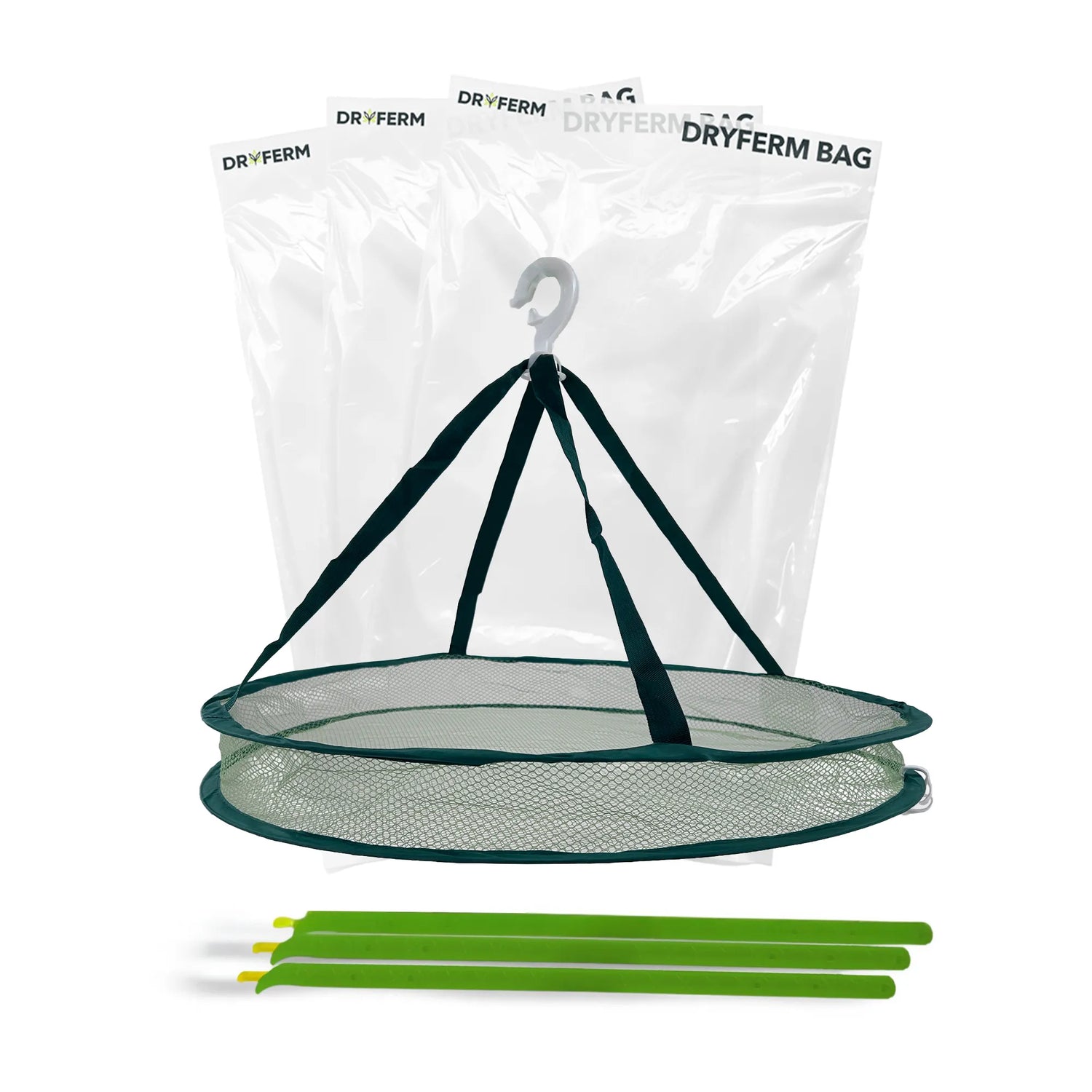 Dryferm Complete Drying Kit – Bags, Clips & Trockennetz 55 cm