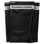 schwarzer dryfermbag 30 x 50cm 3er set 
3 mal