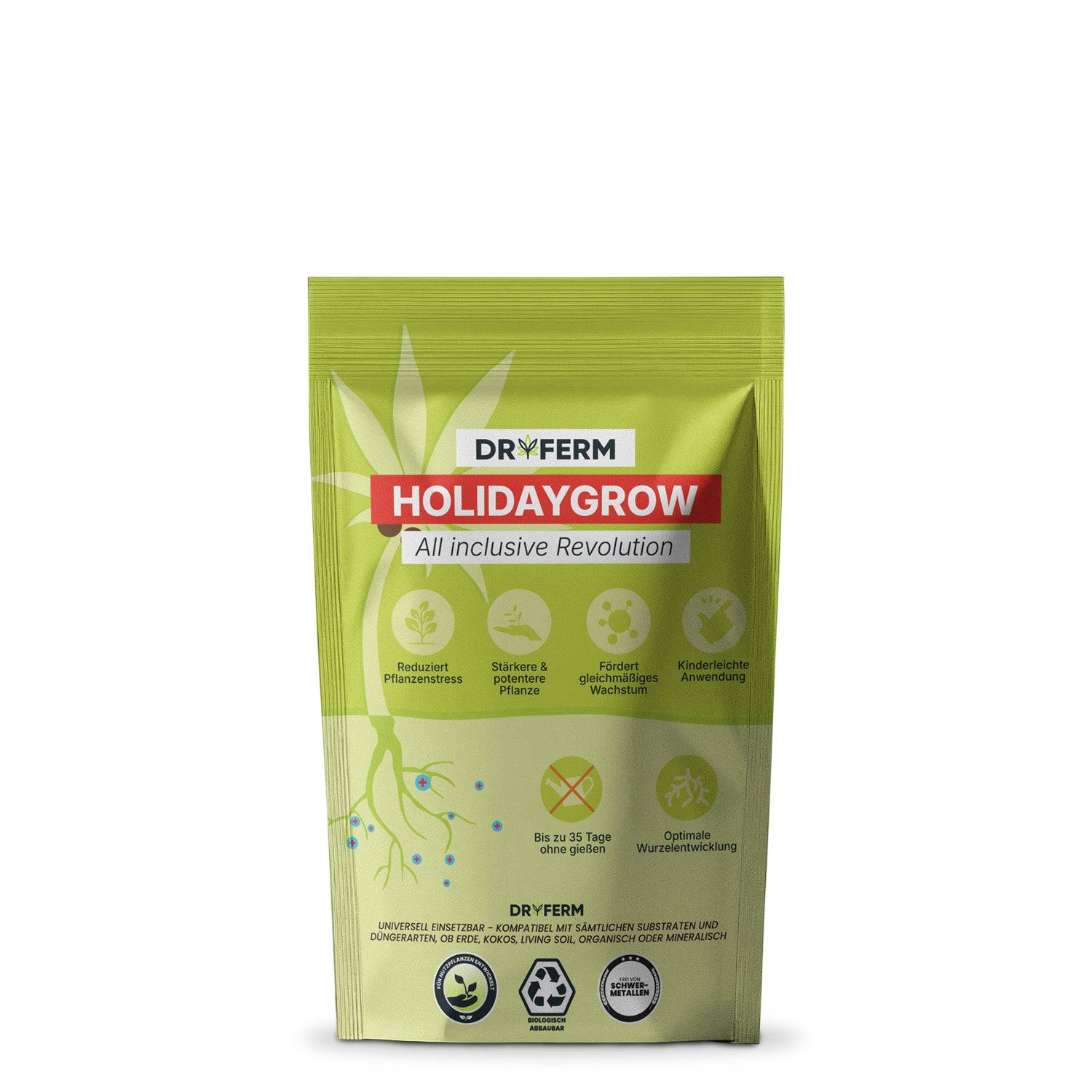 HolidayGrow – Wasser- und Nährstoffspeicher